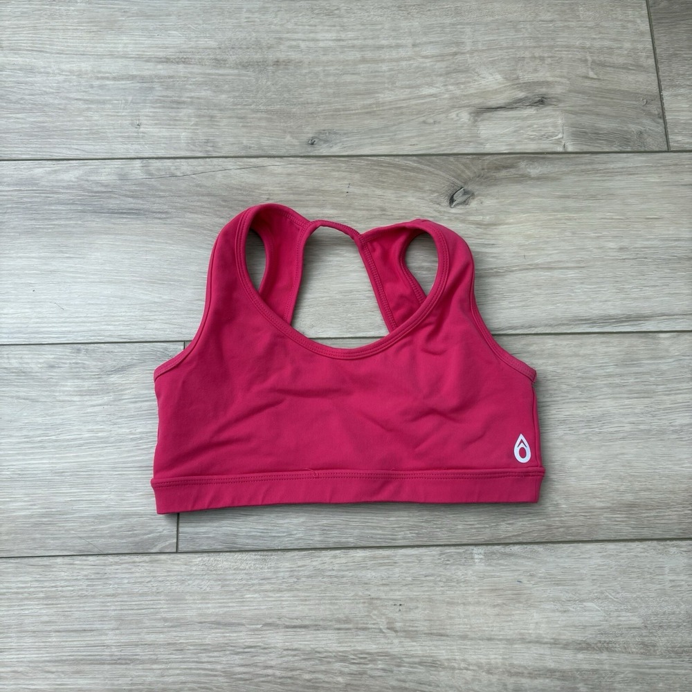 Sports Bra Women Dona Jo  Tennis Small 1 Hot Pink Padded Strappy‎